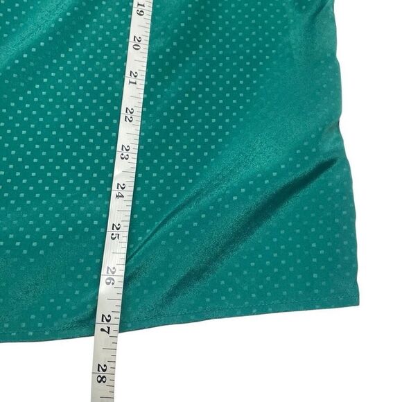 Mossimo Emerald Green Polka Dot Flutter Sleeve Top N0272 - Picture 5 of 7